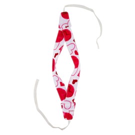 LKLKKC No-Slip Nebulizer Head Strap for Cool Mist Inhaler Secure Adjustable Mask Strap Mask Holder for Children Kids Nebulizer Mask Accessories Head Straps (Red Heart Pattern)