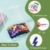 FASHEWELRY 66Pcs Stainless Steel Lightning Charms Rainbow Lightning Bolt Pendants