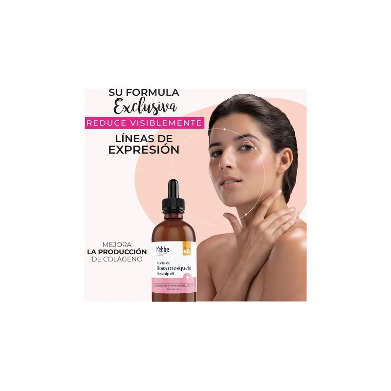 Aceite De Rosa Mosqueta Facial Anti-edad Virgen Puro 100 Ml
