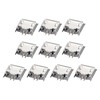DMiotech 10pcs Micro USB Female Socket Connector 5 Pin Jack