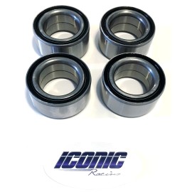 Iconic Racing Polaris RZR 800 800S BOTH Front & Rear Wheel Bearings (Built after 01-01-10)