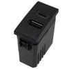 A2ZWORLD Dual USB Plug, USB Charger with 2 Ports Compatible