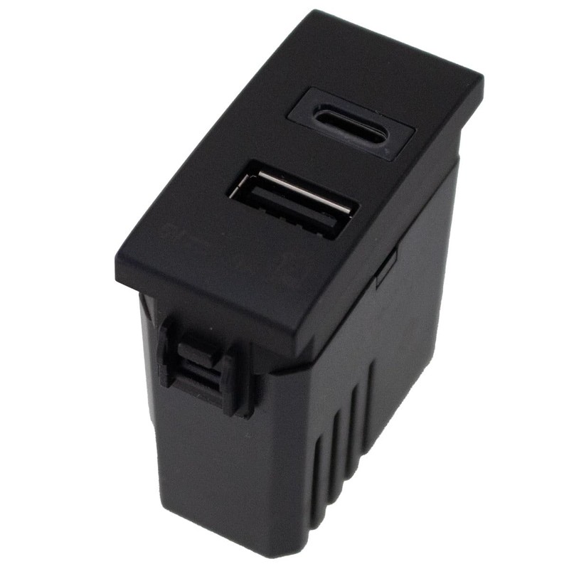 A2ZWORLD Dual USB Plug, USB Charger with 2 Ports Compatible