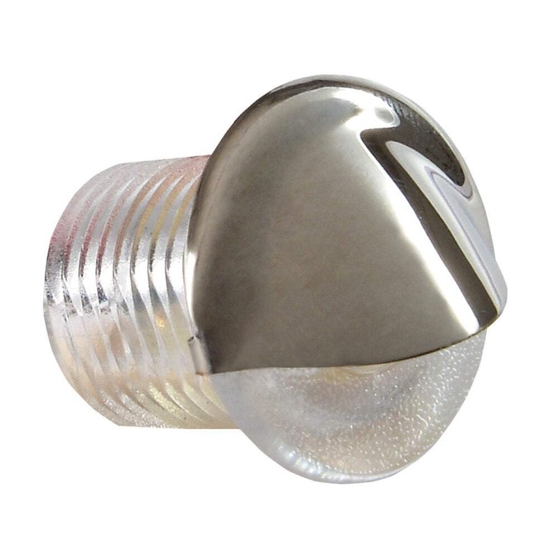 Lumitec Lighting 101144 Stainless Steel Aruba Courtesy Light, White