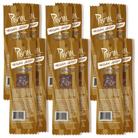 Primal Spirit Vegan Jerky – “Classic Flavor” – Hickory Smoked, 10 g. Plant Based Protein, Certified Non-GMO, No Preservatives, Sports Friendly Packaging (12 Pack, 1 oz)