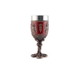VOGLER Joh. Vogler GmbH Baphomet Chalice with Snake Handle Bronzed and Coloured by Veronese
