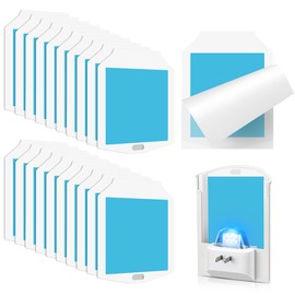 Qualirey 20 Pack Flying Insect Trap Refill, Compatible with osvdo Indoor Plug in Fly Trap for Home, Replacement Glue Cards, Bug Zapper Sticky Pads, Glue Boards Insect Catcher for Fly Mosquito Bug