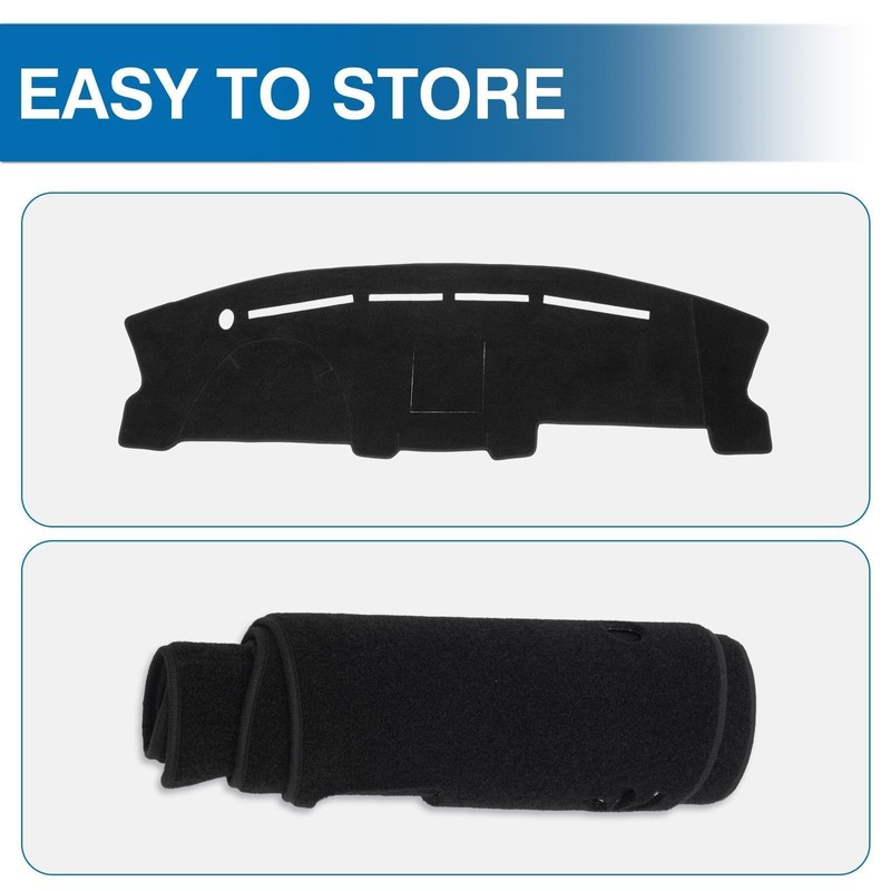 KUST Car Dash Cover for Ford F-150 2004-2006 2007 2008(XL,