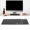 Wireless Keyboard BT3.0 102 Keys Ergonomic Scissor Switch Rechargeable Office