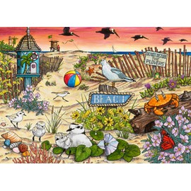 Wonder Forge Don´t Disturb Plovers 1000 Piece Jigsaw Puzzle for Adults