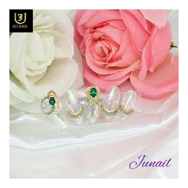 ⭐Cheongdam Intersection Handmade Nail Tips - Short Round Square /