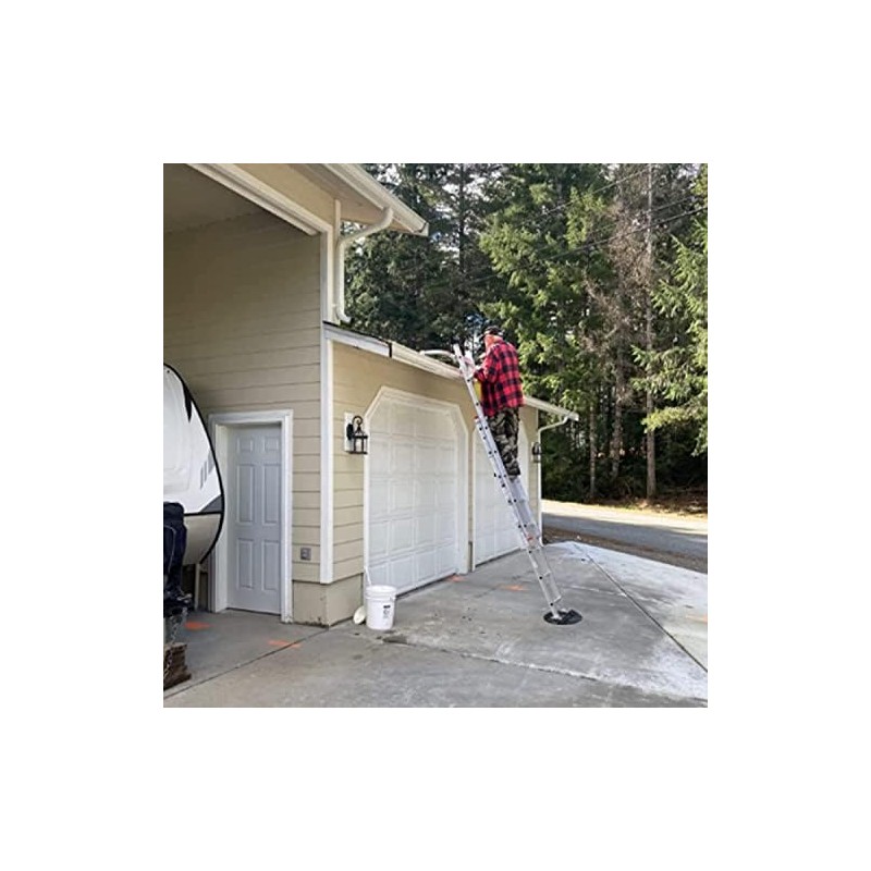Ladder Stabilizer,Extended Ladder Stabilizer Accessory for Roof Gutter＆Wall,Ladder Stand-Off Heavy