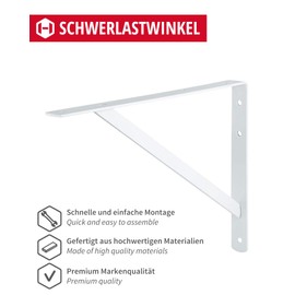 Gedotec Heavy-Duty Shelf Brackets