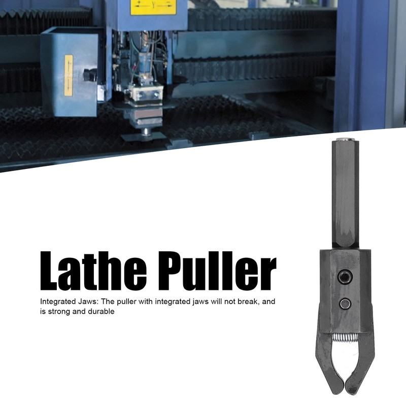 CNC Bar Puller Automatic 2-Jaw Lathe Puller with Integrated Jaws
