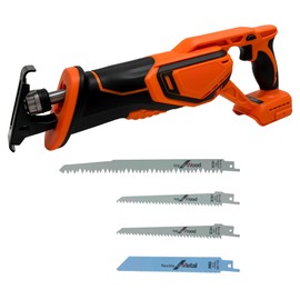 Cordless Reciprocating Saw Compatible With DEWALT 20V LI-ION Battery.Electric Sierra Recíproca With Brushless Motor And 4 Blades、Tools-Free Blades Install.0-3500RPM Recipro sawzall For Wood/Metal/PVC.
