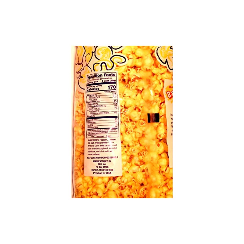 Brim's Movie Theater Butter Flavored Premium Popcorn (large 8 oz
