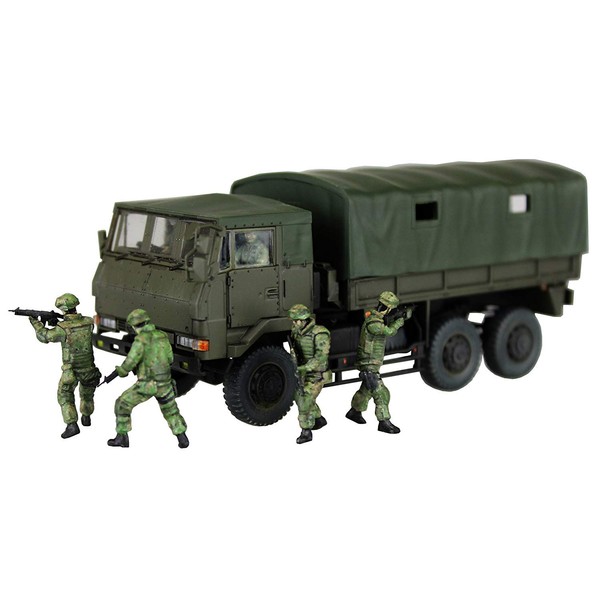青島文化教材社 1/72 Military Model Series No. 11 Land Military 3 1/2T Truck Armor