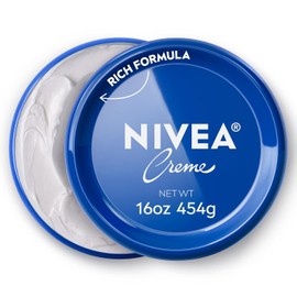 NIVEA Creme Body, Face and Hand Moisturizing Cream, 16 Oz Jar