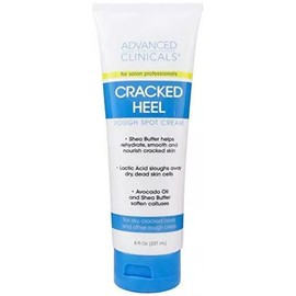 Advanced Clinicals Cracked Heel Cream For Dry Feet, Rough Spots, And Calluses.