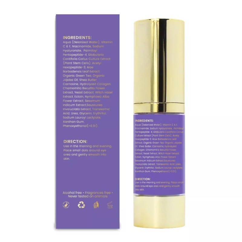 Firming Peptide Booster Eye Cream - Wrinkle Remover Anti-aging Elasticity