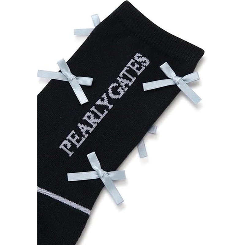 Parly Gates 053-5186210 Women's Middle Socks (Antibacterial, Deodorizing, Thin Ribbon)