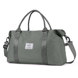 Travel Duffle Sports Gym Tote Bag for Women, Carry on Luggage for Airplanes, Lightweight Weekender Overnight Shoulder Bag Waterproof Beach Hospital Bag, 2D-Green