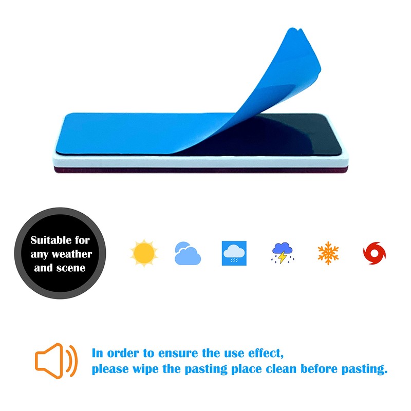 WELNENT 4A / GB23254 / CCC 12pcs Rectangle Reflector Self