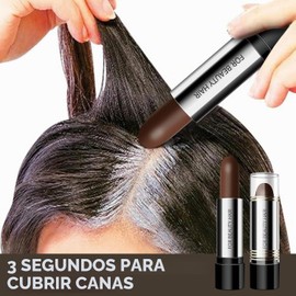Hair Color Pen Hair Stick,Tinte de Cabello Retoque Instantáneo con Bolígrafo - Impermeable Escudo de Tinte en Barra, Cepillo Encubridor Temporal de Canas para Cabello y Barba (02#Dark Brown)