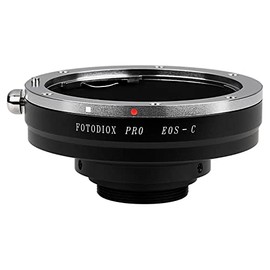 Fotodiox Pro Lens Mount Adapter Compatible with Canon EOS EF and EF-S Lenses to C-Mount Cameras