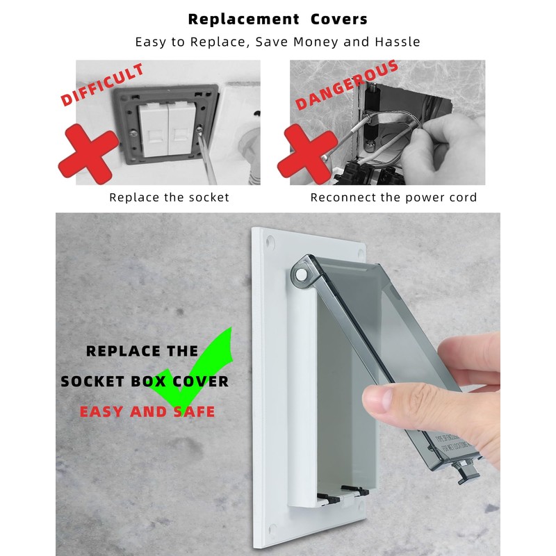 Electrical Box Replacement Cover, DBVC-1 Extra Duty Replacement for All-Weather