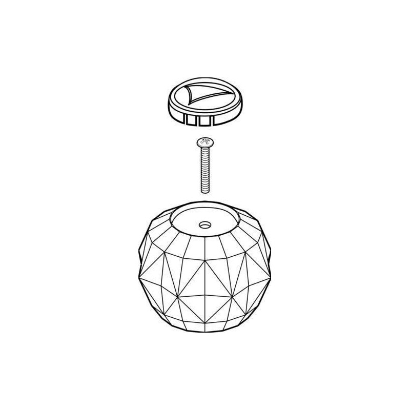 Delta Faucet H51 Single Clear Knob Handle Kit