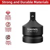 TONYNOL Impact Socket Adapter 1" F to 1/2" M,Cr-Mo Steel,