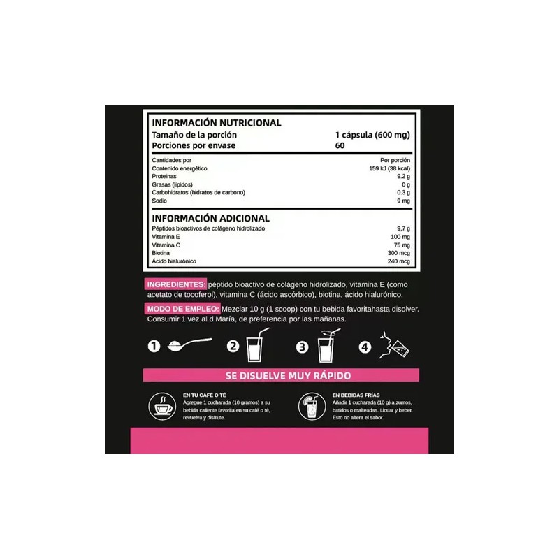 Peptidos Bioactivos De Colageno Hidrolizado Multi Collagen