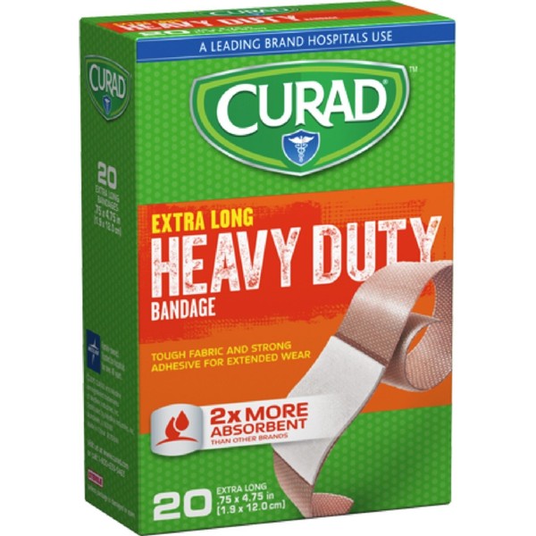 (3pk) Curad Extreme Lengths, Extra Long Bandaids,Latex Free 3-New Boxes
