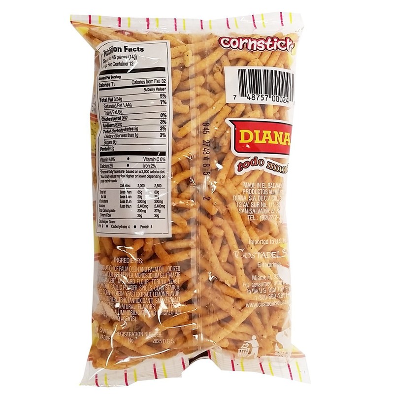 Prodiana Corn Stick Snack 5.89 oz - Palitos (Pack of
