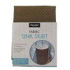 Home Collections Fabric Sink Skirt Bathroom Decor 100% Waterproof Self