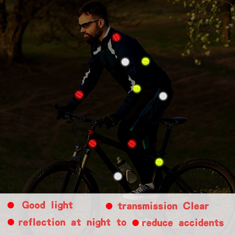 Abeillo 30 Pcs Warning Reflective Stickers Safety Reflective Sticker Night