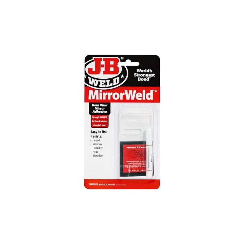 J-B Weld MirrorWeld Carded .2 fl. oz. Rear View Mirror