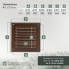 Vent Systems - 5 x 5 Inch (Inner) Pack of