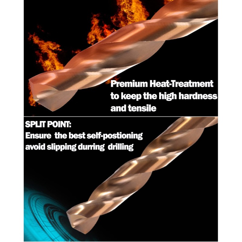 Hss Cobalt Drill Bit Set 5/32 in. x 6 in.