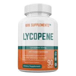 Krk Supplements 1 Botella Licopeno 50 Mg 90 Cápsulas