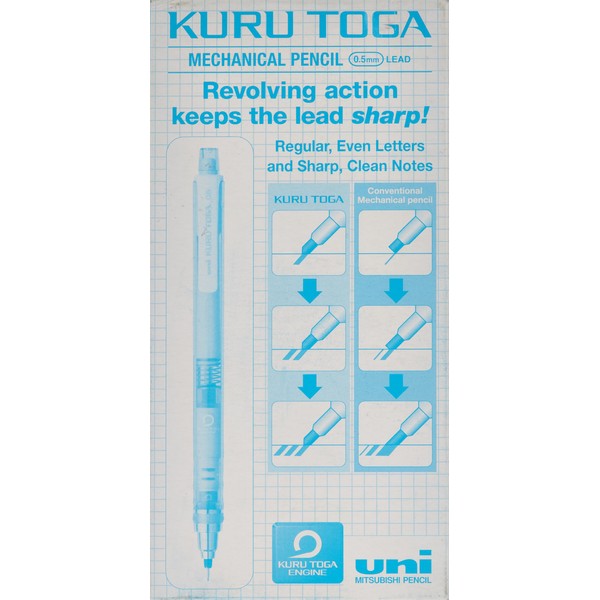 uni-ball Kuru Toga M5-450T Mechanical Pencil - Blue, Pack of