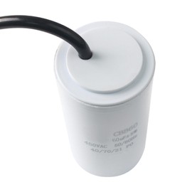 CBB60 60uF uf ± 5% Motor Start Run Capacitor MFD 450VAC 50/60hz 40/70/21 PO Cylindrical - 1Pcs