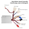 Brush Motor Speed Controller Throttle Grip Adjustable Motor Speed Box