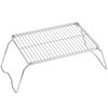 ZORMY 17" Large Folding Campfire Grill, 304 Stainless Steel Firepit