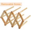 Yesland 2 Pack Wooden Bottle Drying Rack - Retractable Bamboo