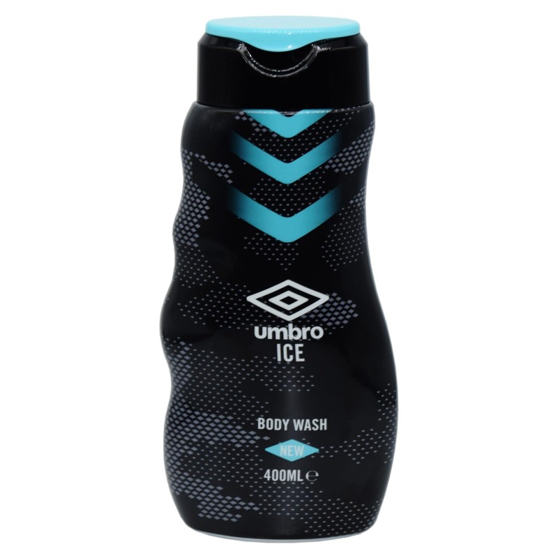 3x Umbro Ice Body Wash - 400ml - (With A
