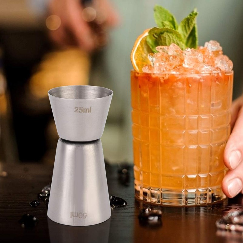 304 Stainless Steel Wine Tool Measuring Cup Double Cocktail Jigger