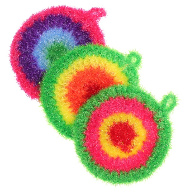 VILLFUL Dish Scrubbers Set Pot Scrubbers for Kitchen Non Scratch