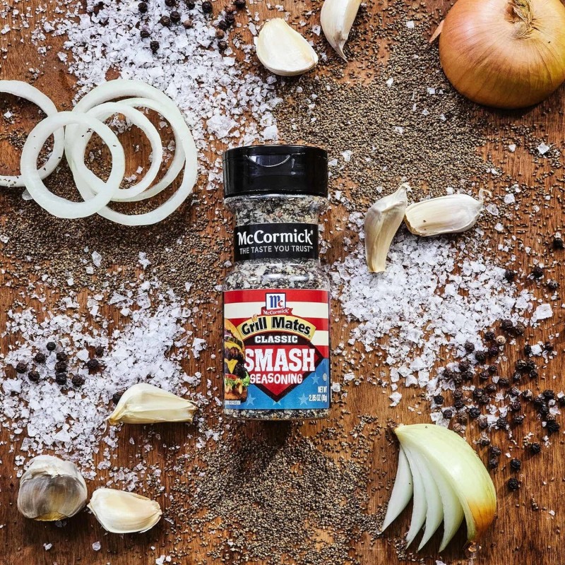 Mccormick Grill Mates Classic Smash Seasoning 2.85Oz For Bold Burgers